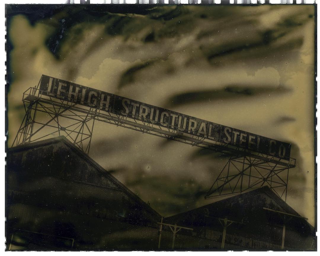 A hand-coated alternative-process print